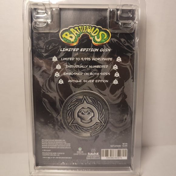 Battletoads Limited Edition Coin Official Microsoft Collectible Emblem - Picture 4 of 4